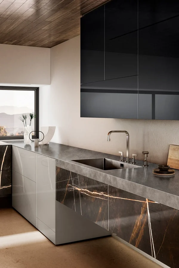 Cucina - Lago - Cucina Marble Xglass Lago
